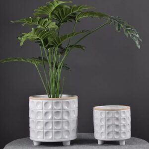 Benekli saksı silikon kalıp no45