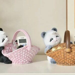 Sepetli panda silikon kalıp no33