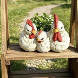 Tavuk saksı silikon kalıp no21