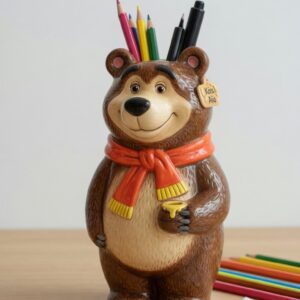 Tombul ayı kalemlik silikon kalıp