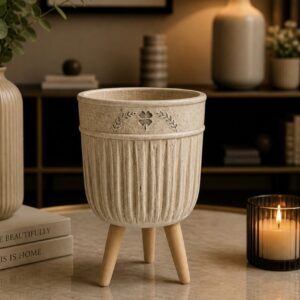 Saksı desenli 15 cm silikon kalıp no2