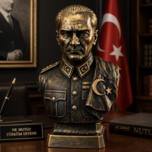 Atatürk 22 cm silikon kalıp
